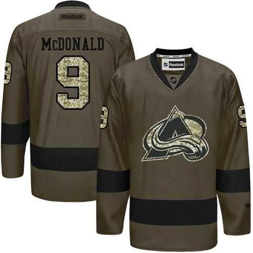 Glued Colorado Avalanche #9 Lanny McDonald Green Salute to Service NHL Jersey,We sell and wholesale Glued Colorado Avalanche #9 Lanny McDonald Green Salute to Service NHL Jersey on line form chian!